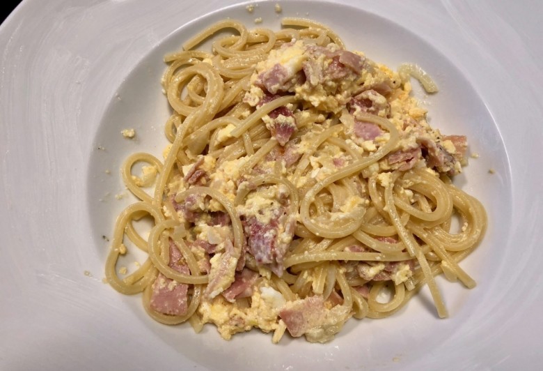 Leichte Spaghetti Carbonara